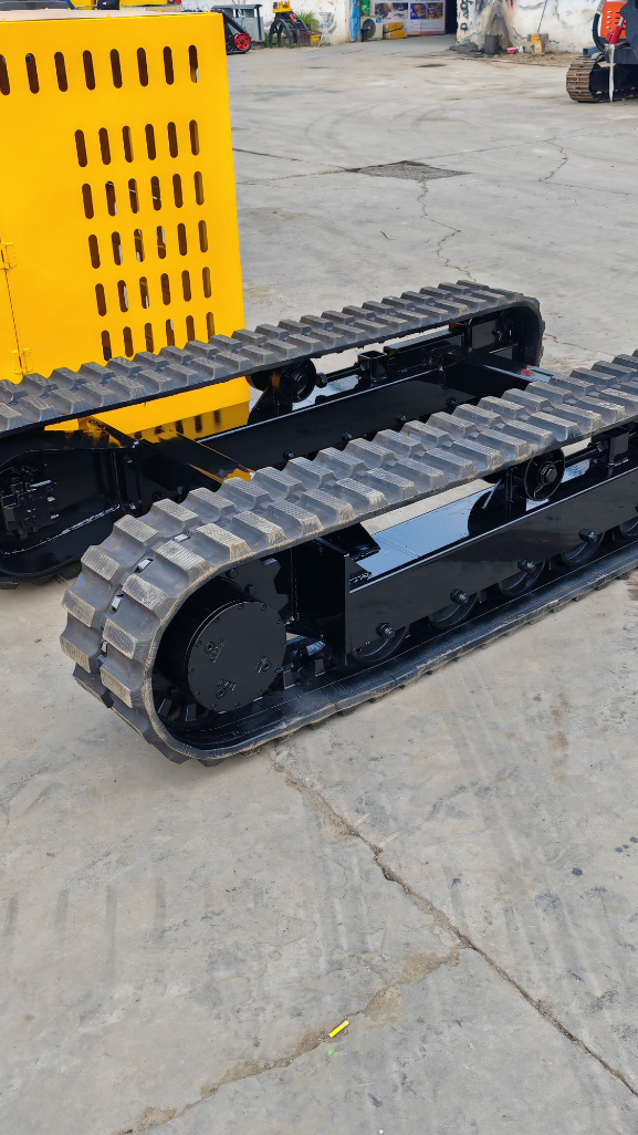 增程式发电履带底盘总成,液压行走适用于沙漠泥地等复杂地形