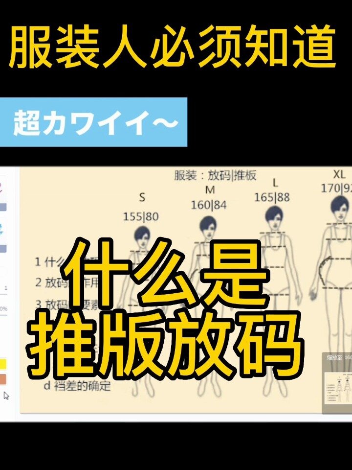 服装推板放码你知道吗?服装人必须要