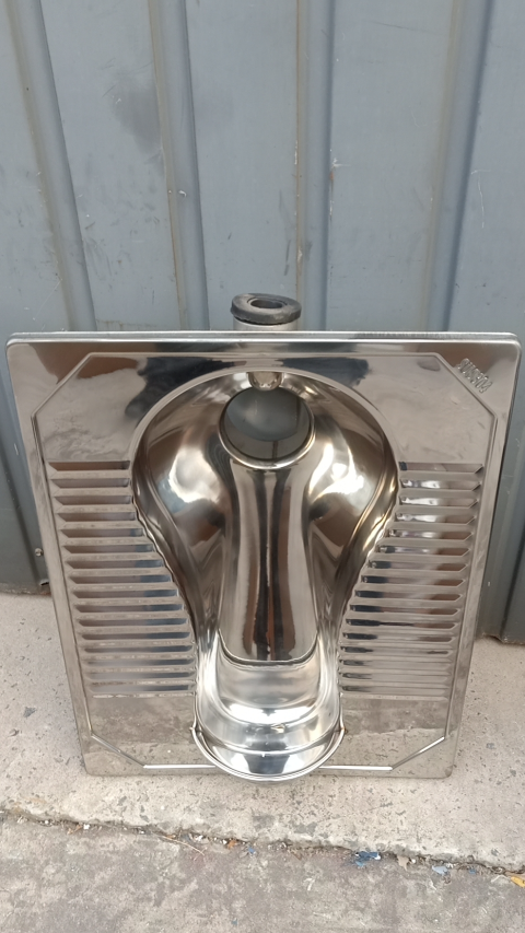 不锈钢水冲蹲便器一体成型白钢工程用厕具移动厕所公厕看守所学校