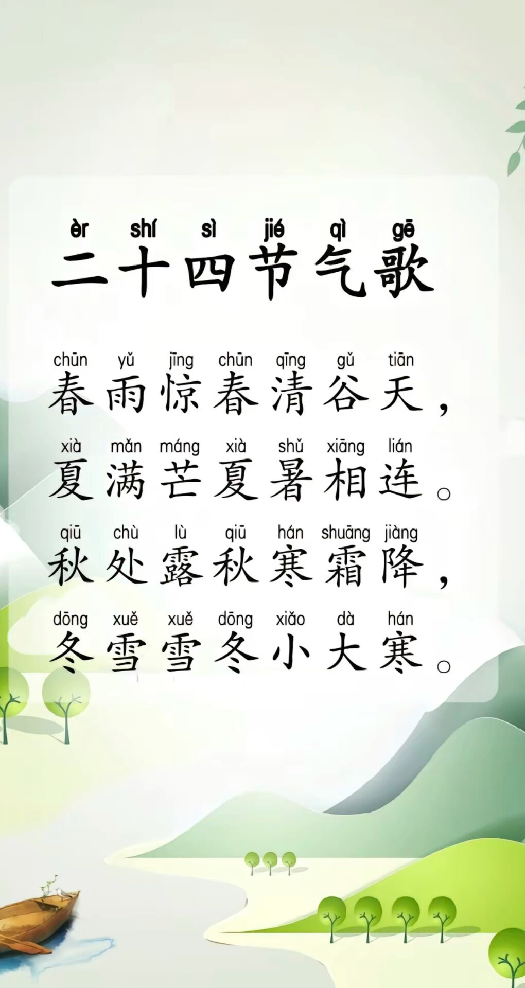 24节节气歌意思是什么(24节节气歌意思是什么呢)