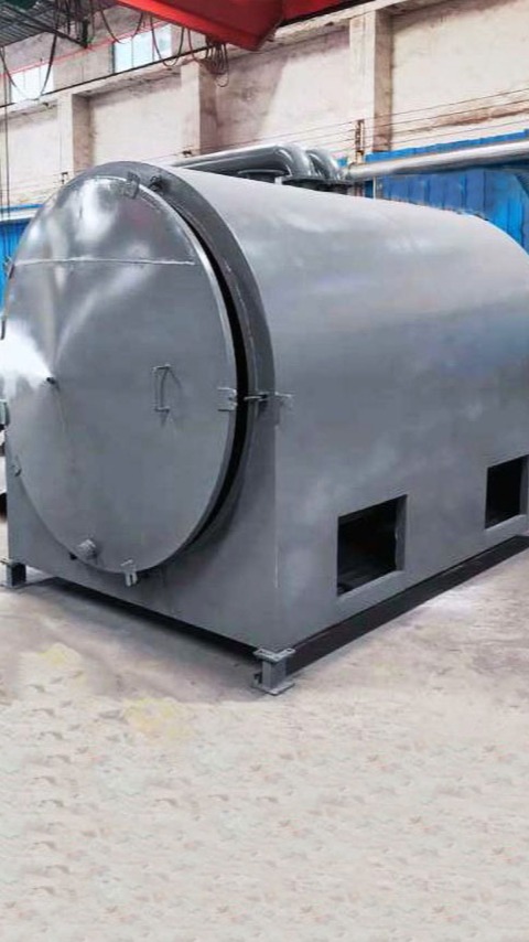 多功能木材炭化炉 小型秸秆稻壳制炭机 节能型锯末炭化设备-度小视