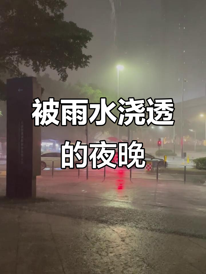 昨晚被雨淋成落汤鸡,全身湿透的悲惨时刻