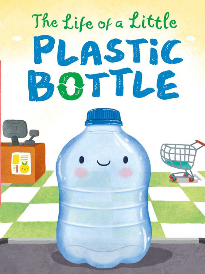 可爱环保主题英文绘本小塑料瓶的一生