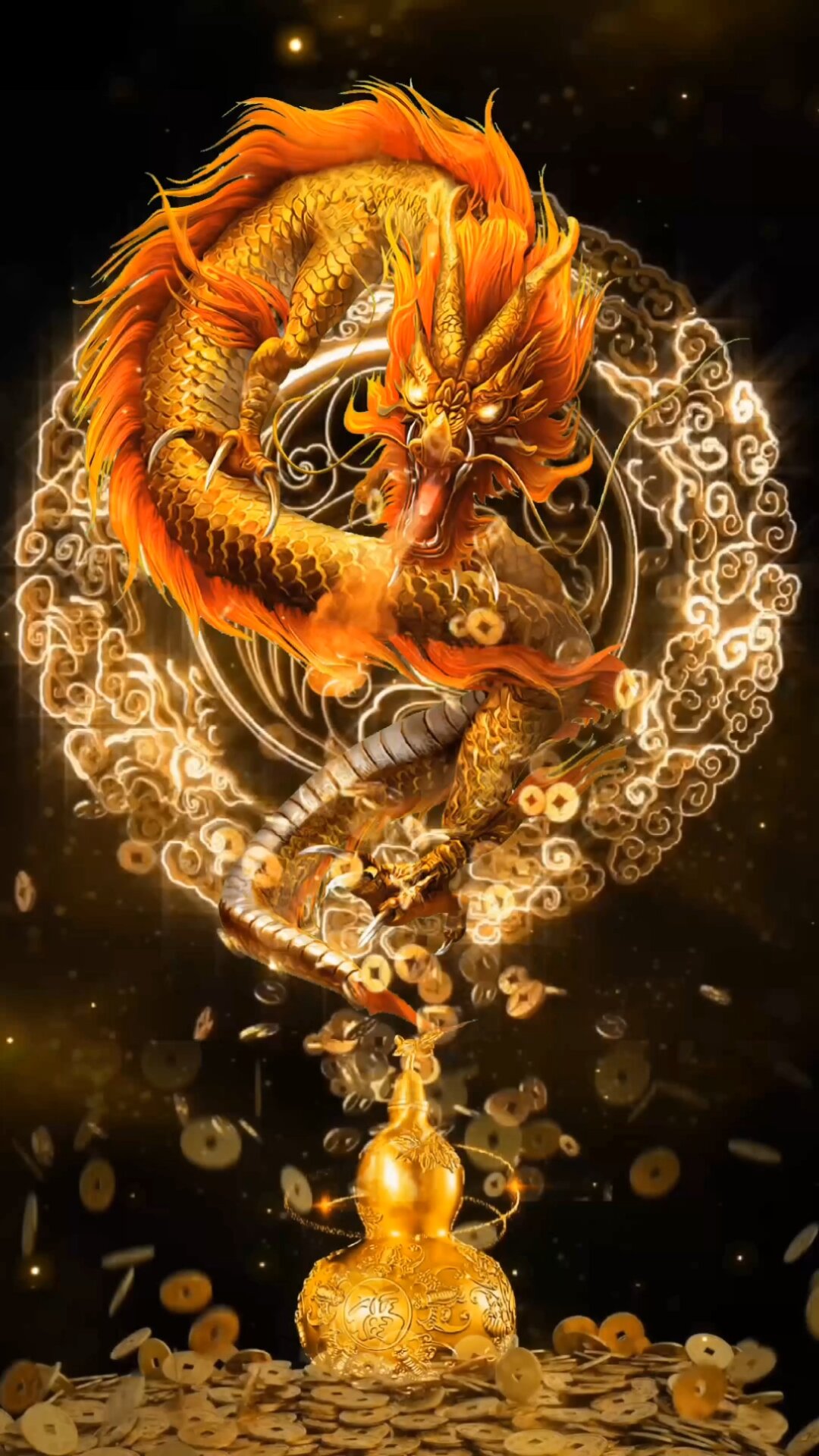 神龙动态壁纸太漂亮了