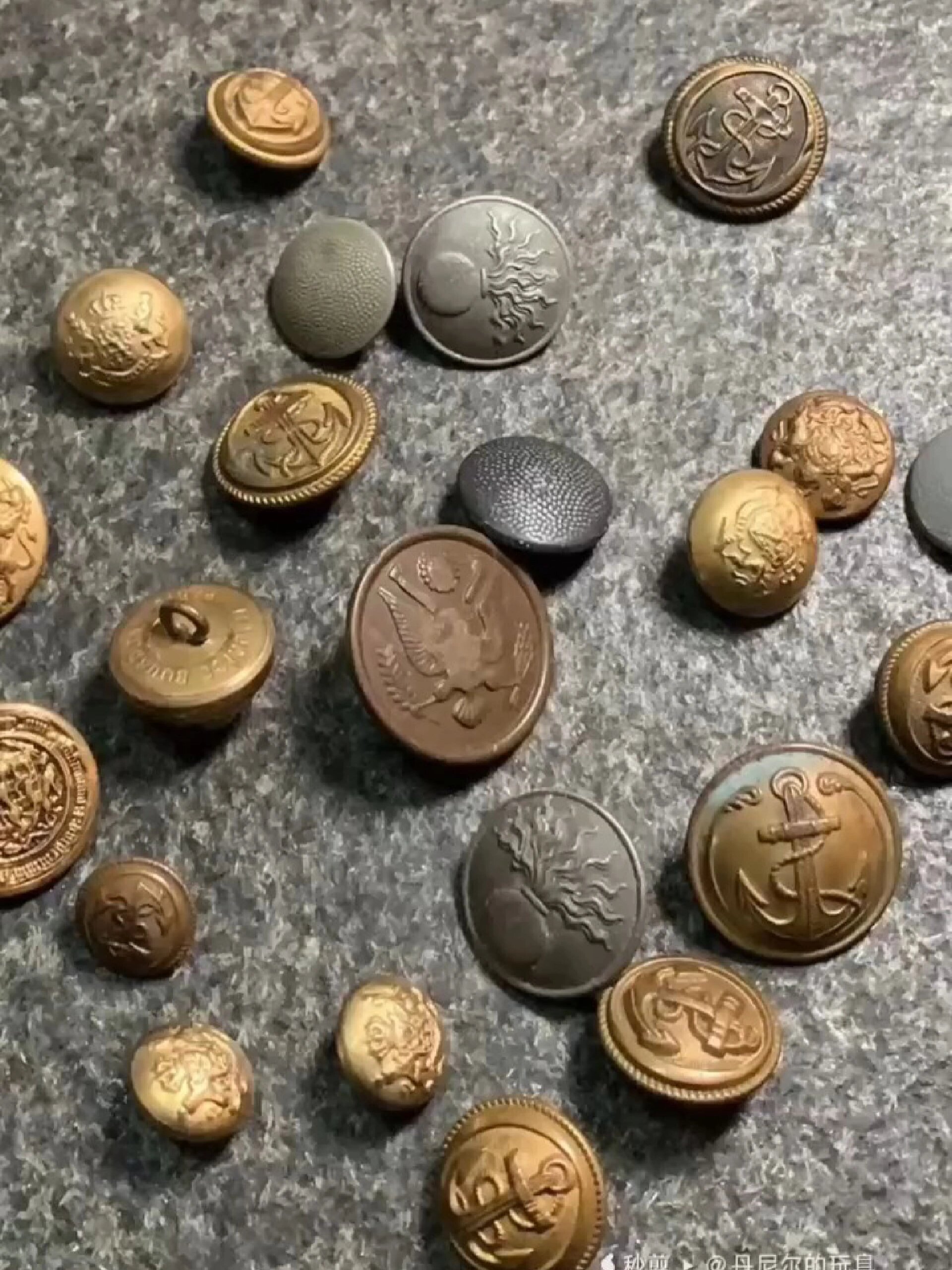 欧洲古董纽扣