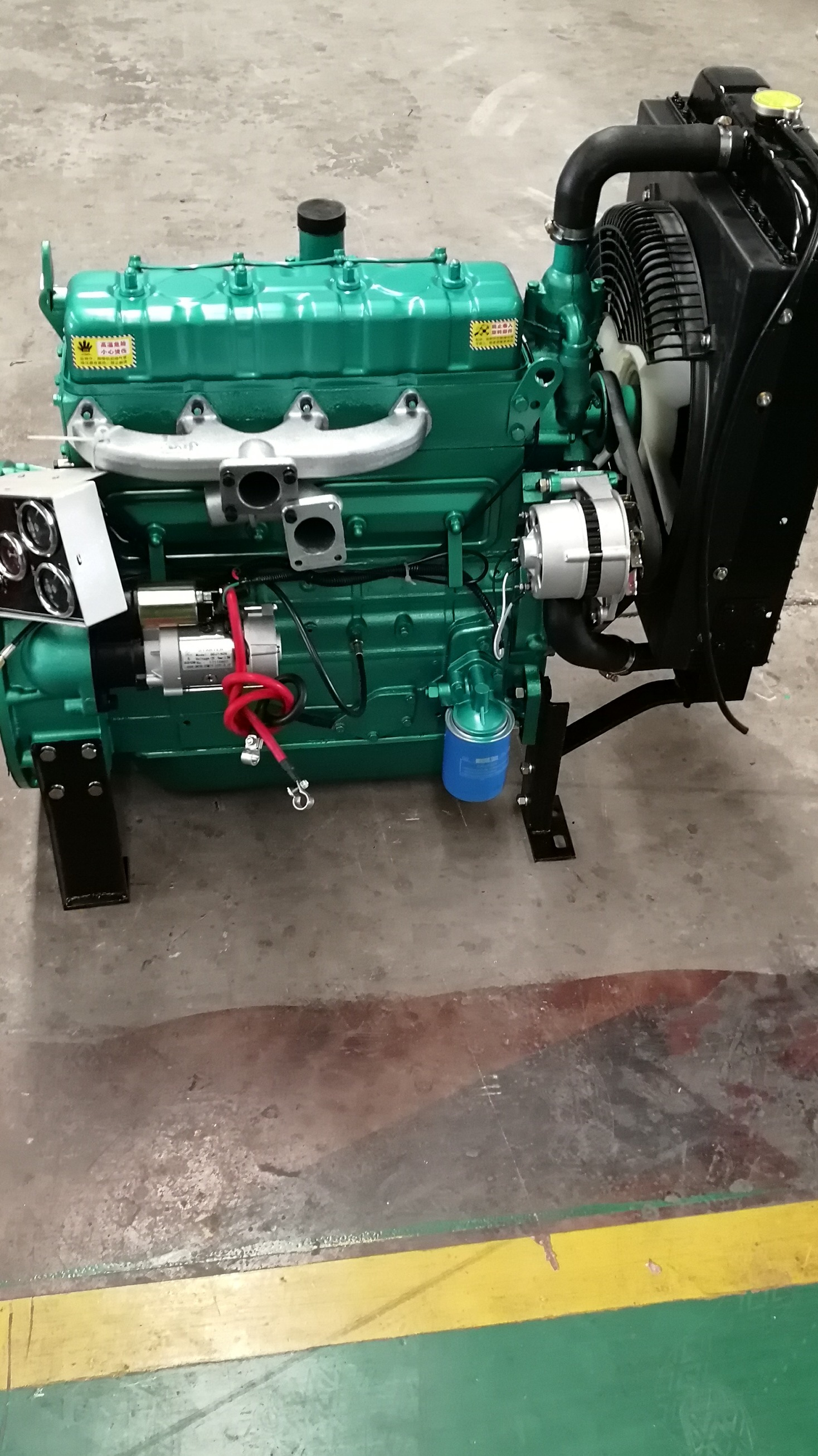 k4100zd柴油机试车 40kw配套发电机组