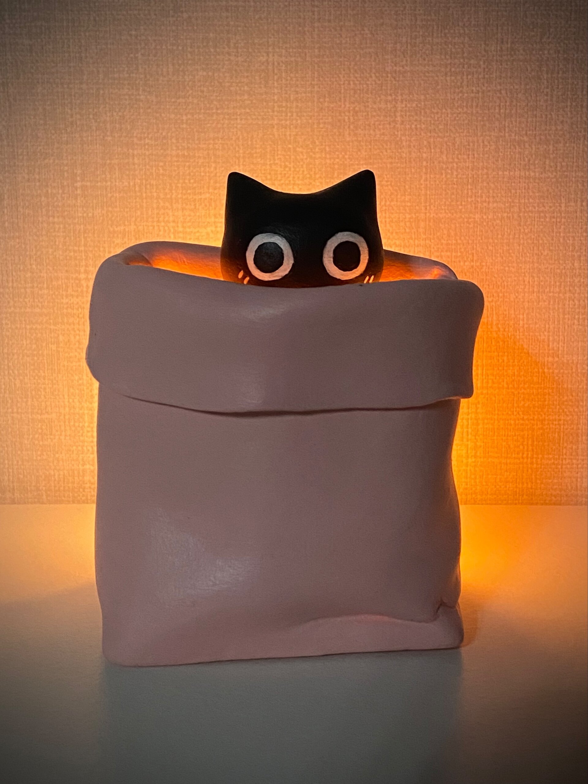 实用石塑粘土小物|笔筒|发光小摆件