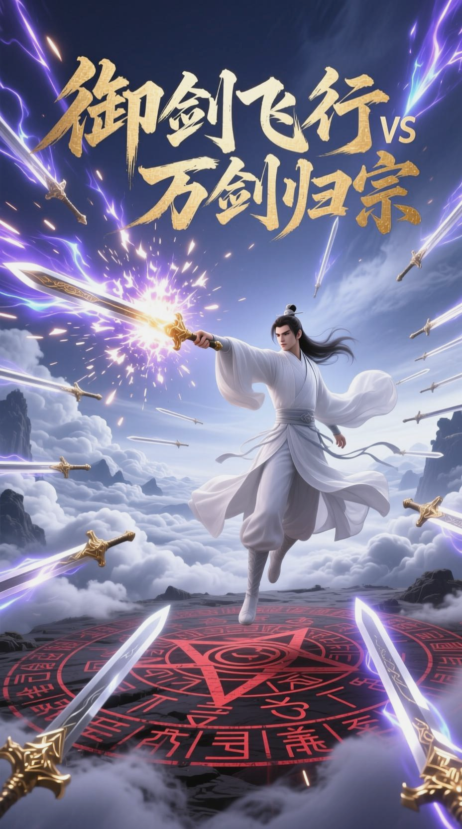 御剑飞行,万剑归宗的修仙对决