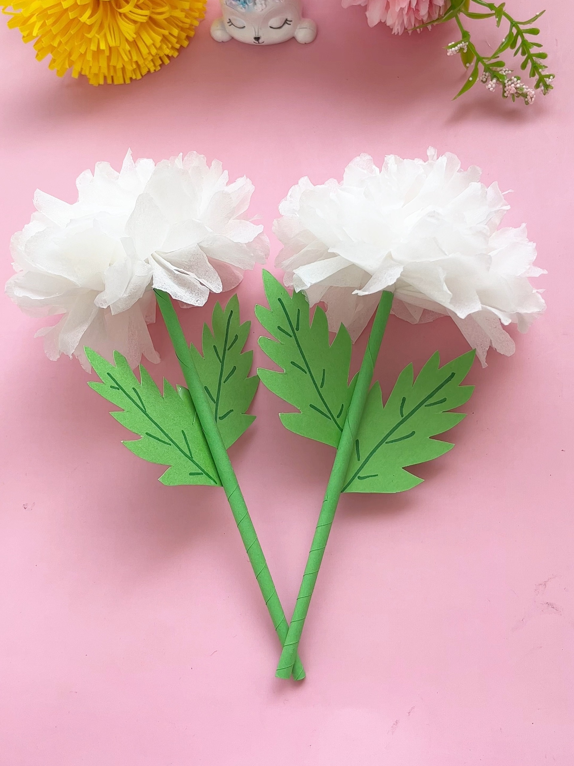 餐巾纸手工菊花