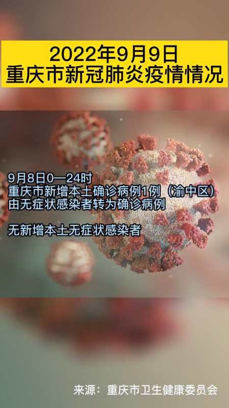 2022年9月9日重庆市新冠肺炎疫情情况最新疫情通报愿山河无恙人间皆安