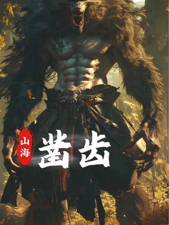 《蓝星志怪录·凿齿》山海经中的凿齿,是头远古荒兽,披着一身羊的外皮