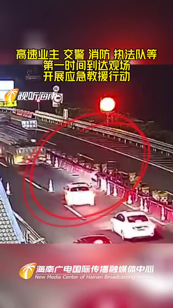 沈海高速猫狸岭隧道内一集卡车突发自燃危急时刻……交通安全 社会