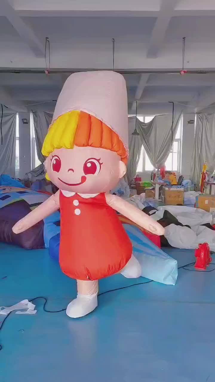 行走男孩女孩娃娃气模 气模 气模 玩偶服 可动人偶 公仔