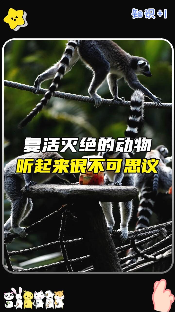 灭绝动物名单复活图片