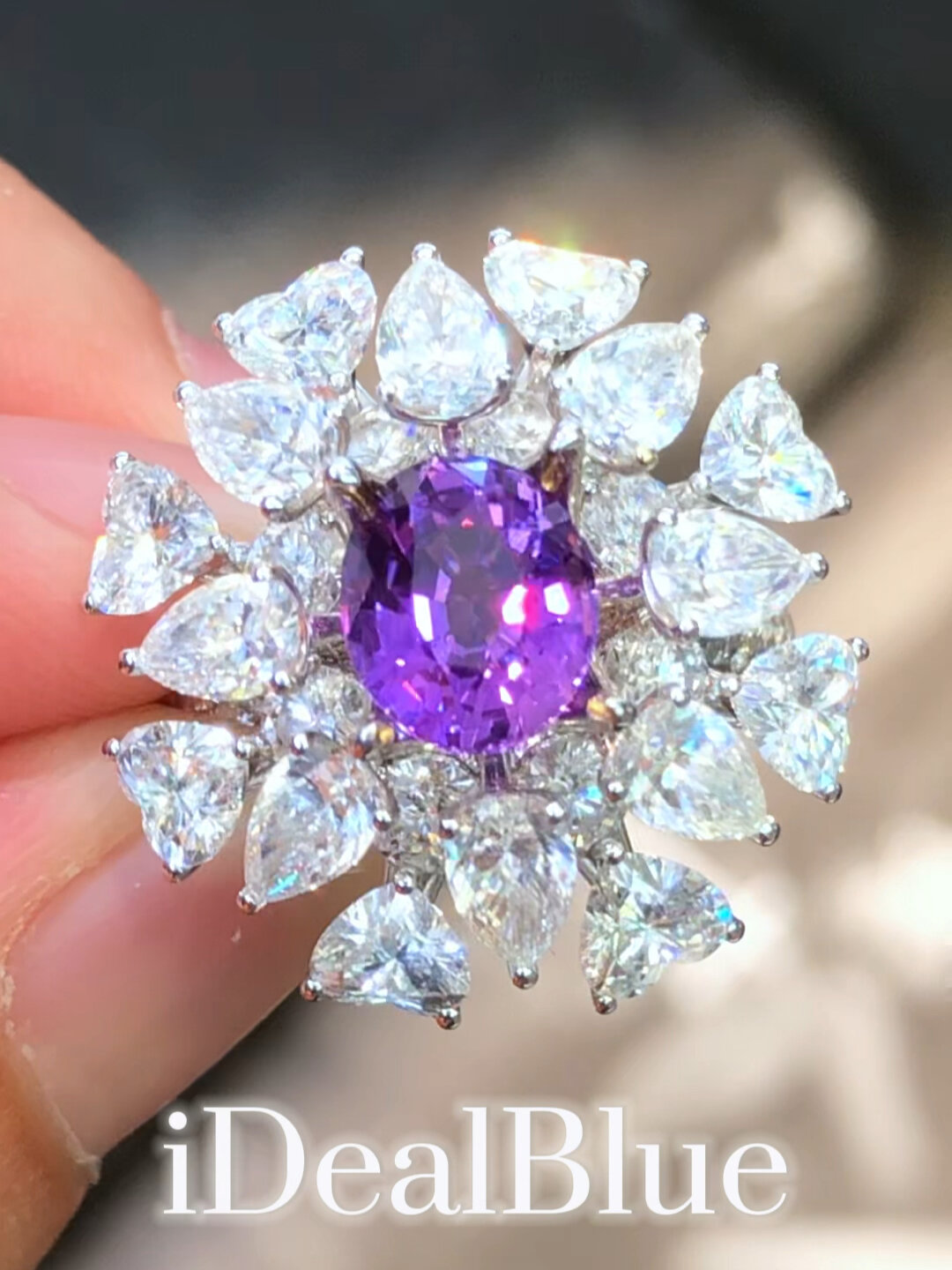 梦幻紫罗兰|2.66ct紫色蓝宝石