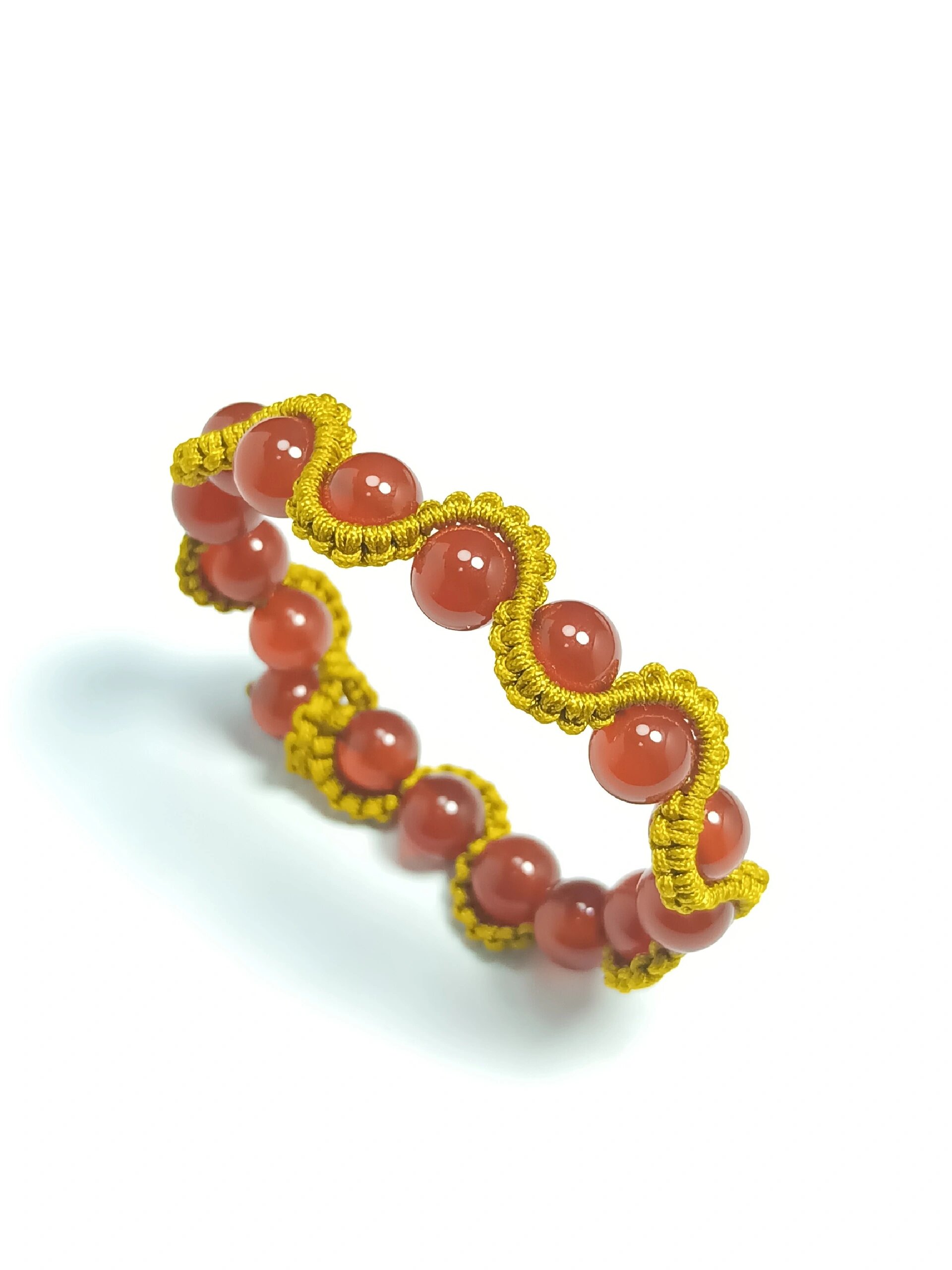 珠珠手链编绳教程