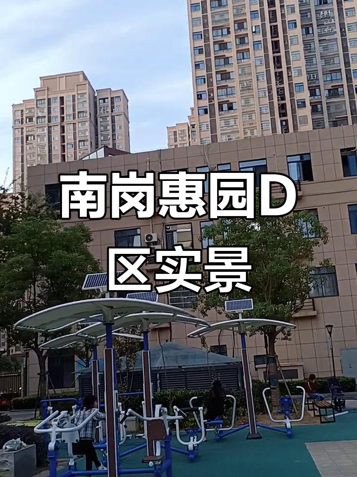 合肥南岗惠园d区小区实拍,环境超赞!
