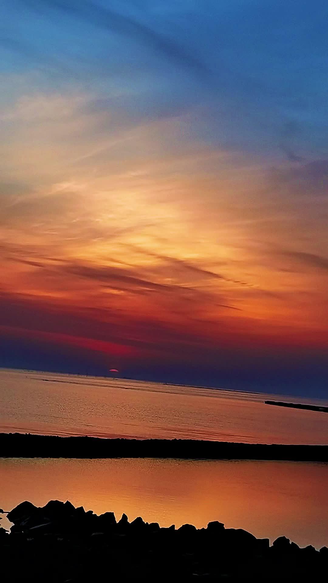 一起看海 静心看世界 实景拍摄 风景 日出 唯美意境 带你去看海