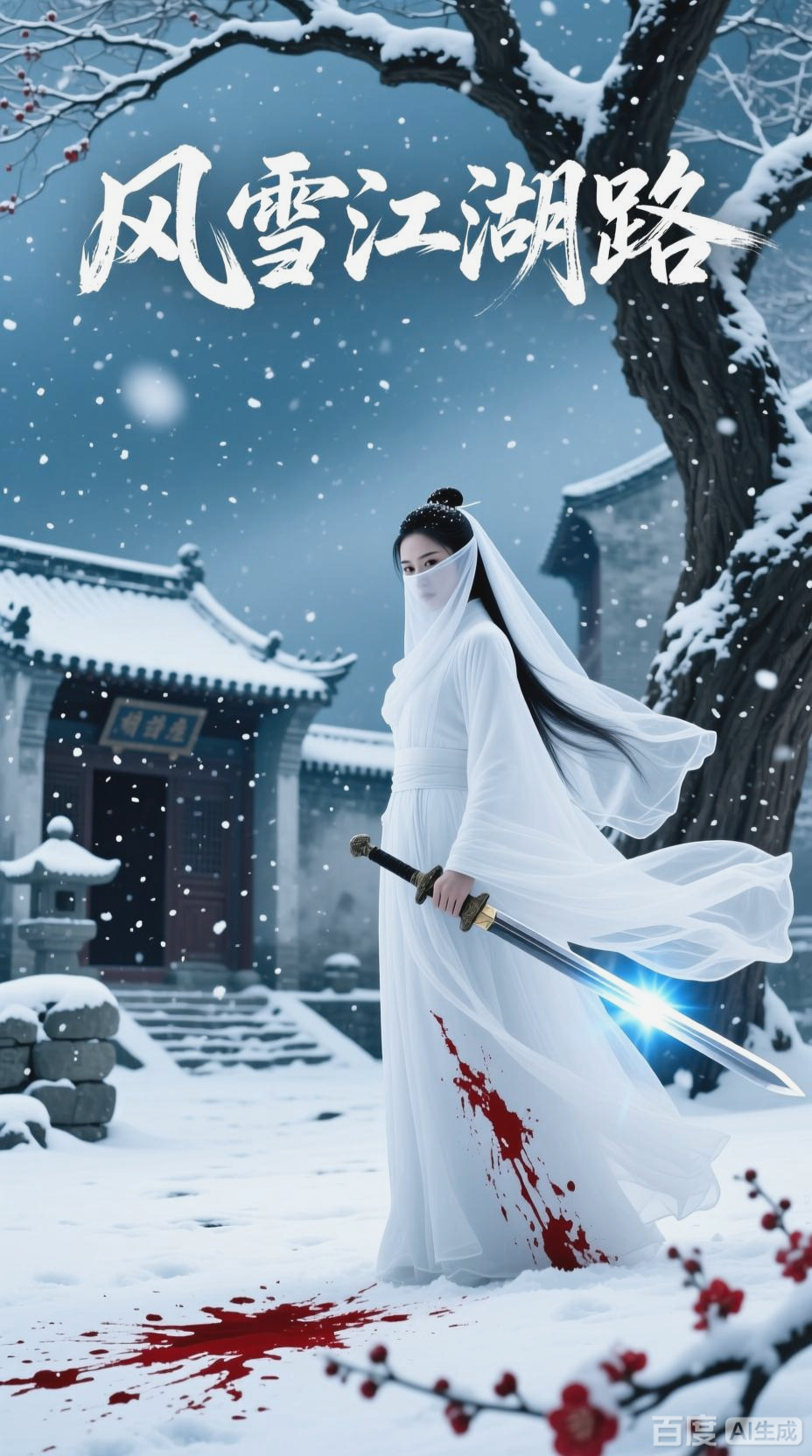 女侠拔剑,潇洒江湖