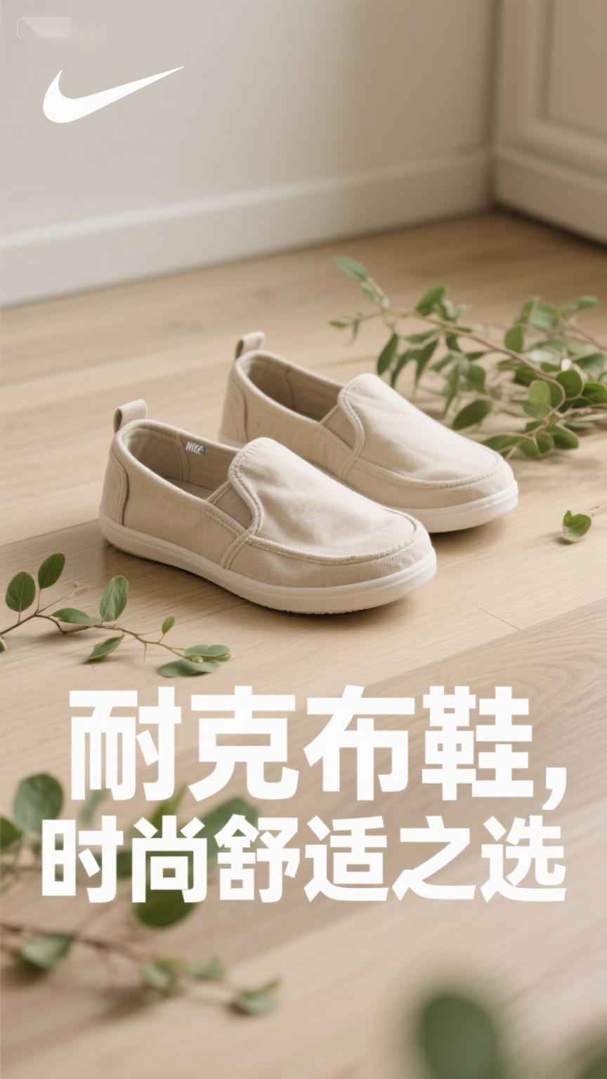 耐克布鞋,时尚舒适之选