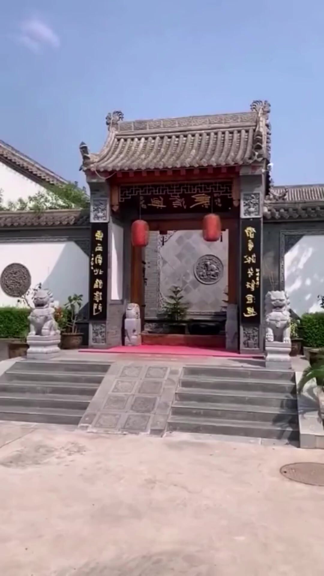 中式庭院门楼围墙设计,彰显主人品味