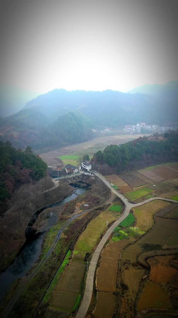 航拍安化梅城大湾塘&吕家湾&23年1月2日 最美风景最美家乡-度小视