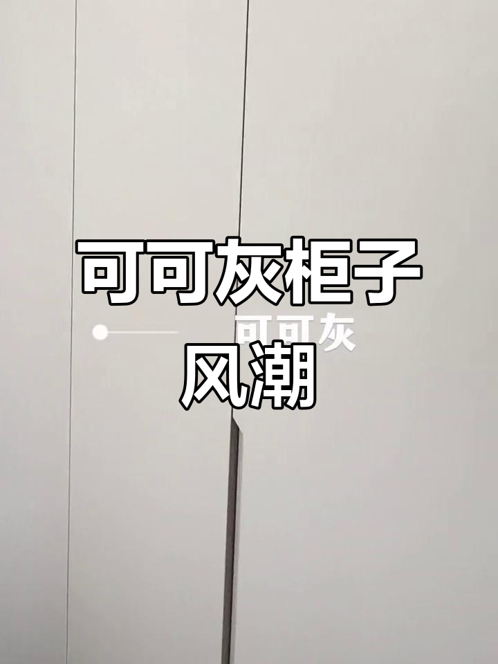 曾经撞衫,如今装修也"撞门板",可可灰衣柜成流行选择
