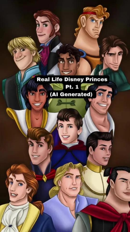 迪士尼王子们真人版应该长啥样?