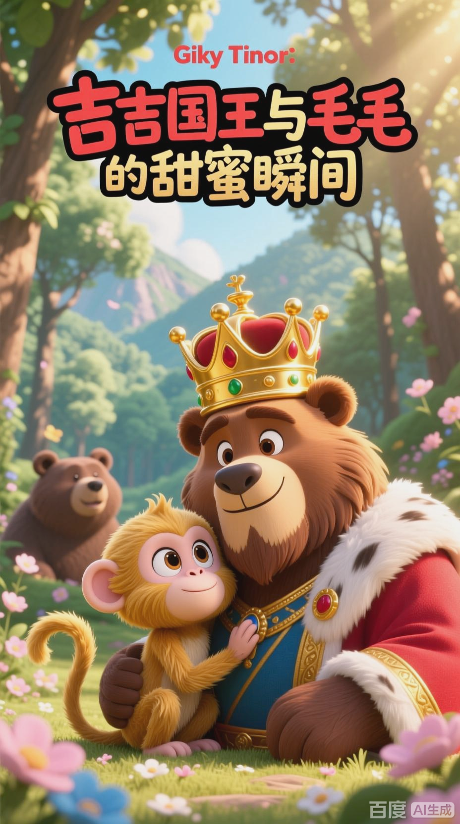 吉吉国王与毛毛的甜蜜瞬间