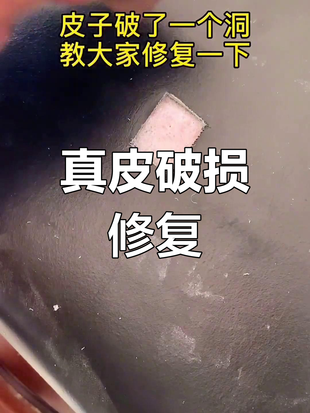 皮革修复方法图片