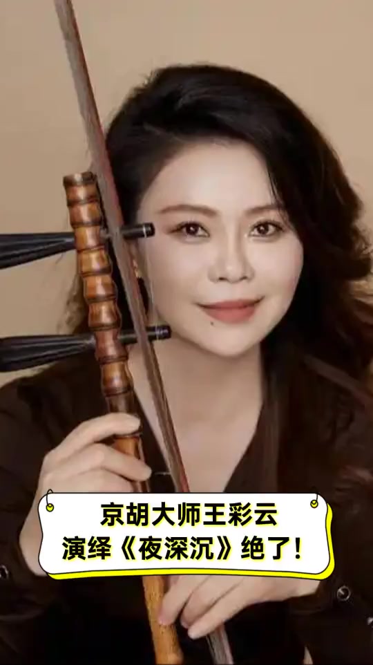 京胡大师王彩云,演绎《夜深沉》绝了!
