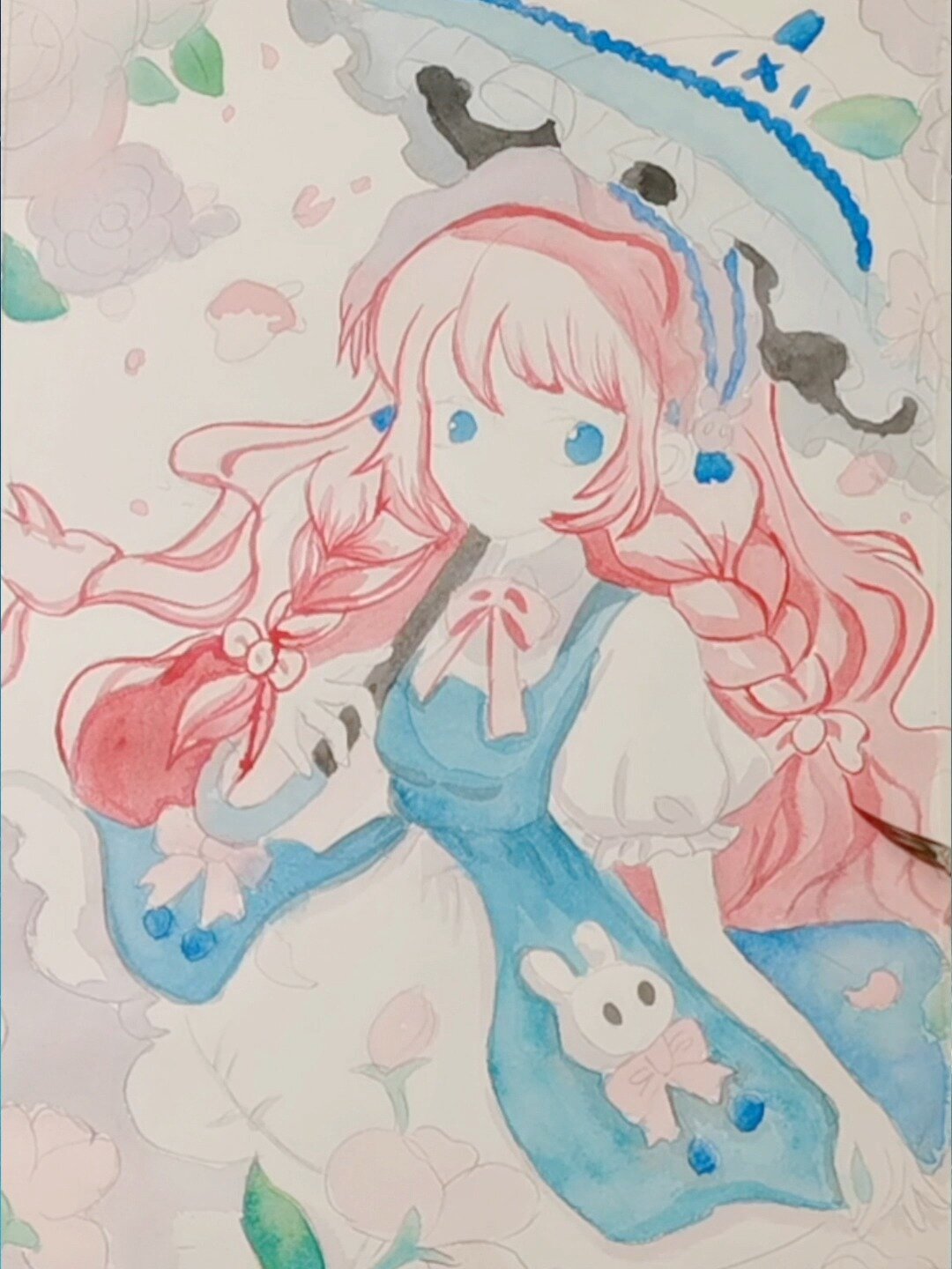 水彩画,卡通画迷你世界梦歌新皮肤童梦仙踪