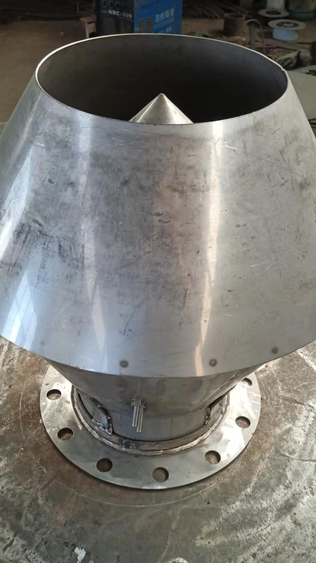 不锈钢锥形风帽法兰连接金属风帽