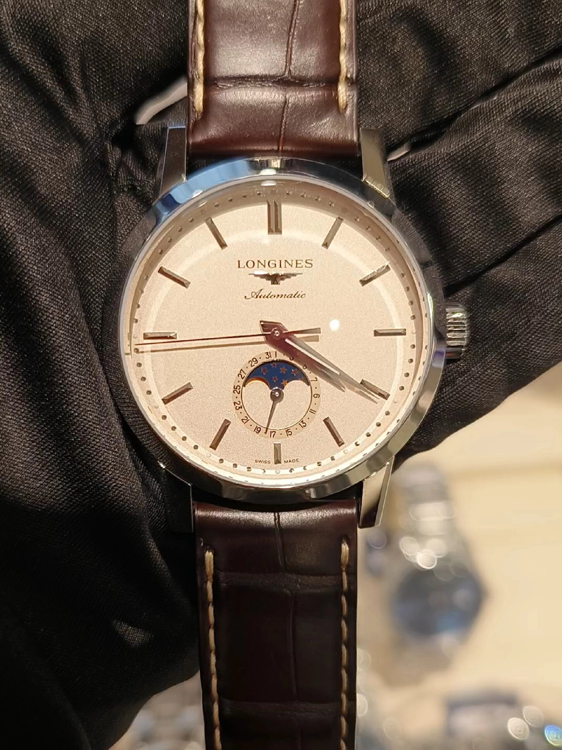 浪琴1832系列男士机械表