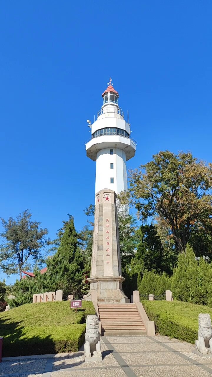 烟台山纪念碑图片