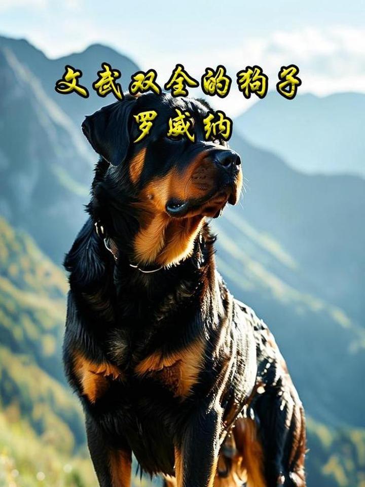 文武双全的狗子罗威纳,罗威纳护卫犬