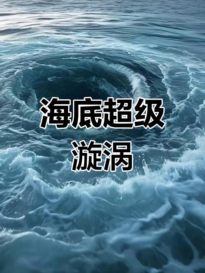南太平洋海底大漩涡,惊现水漩奇景