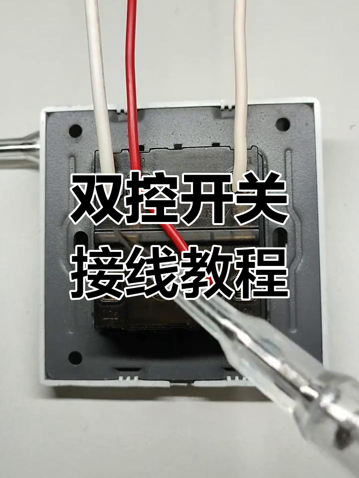 双开双控开关接线方法