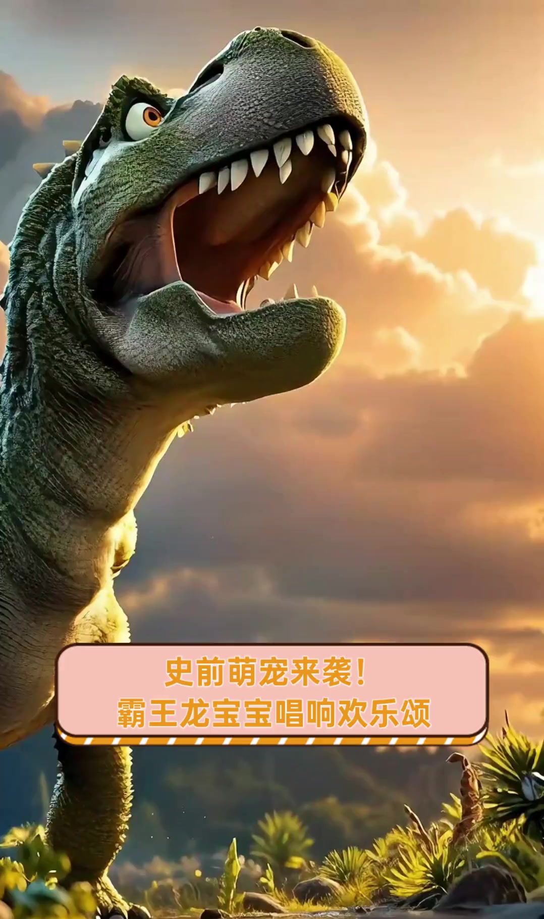 史前萌宠来袭!霸王龙宝宝唱响欢乐颂
