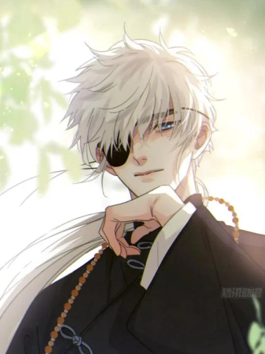 这人物好有特点白发戴单眼罩