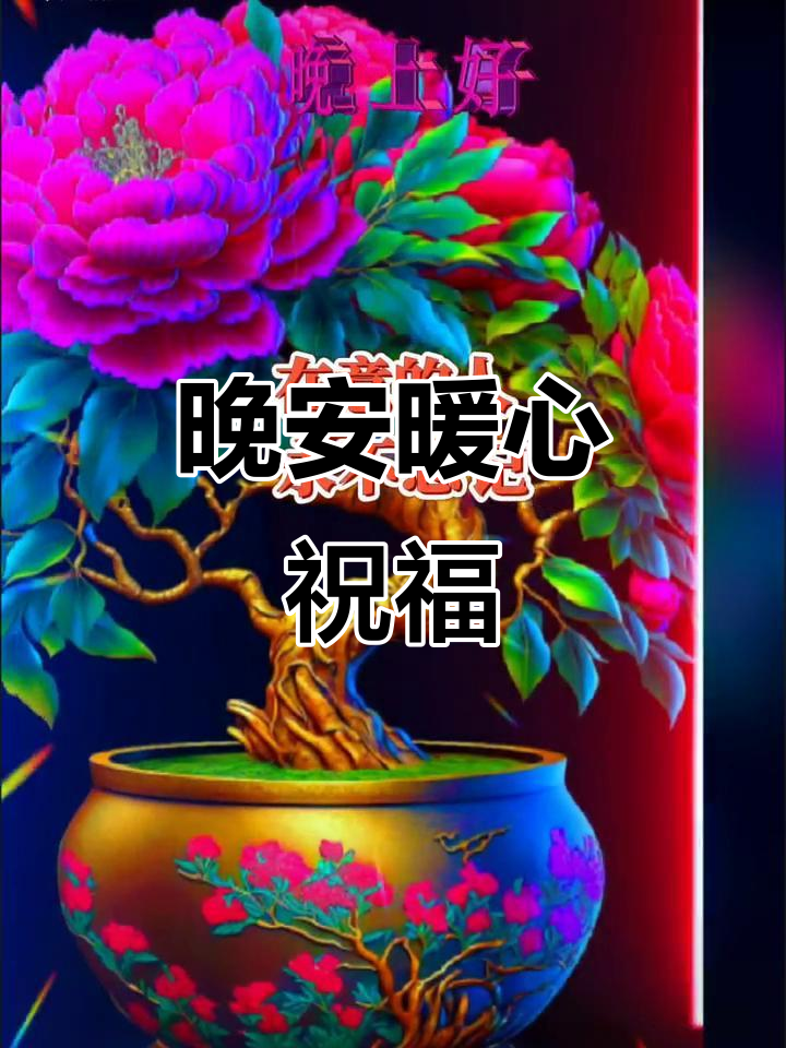 晚上好,暖心问候送给你