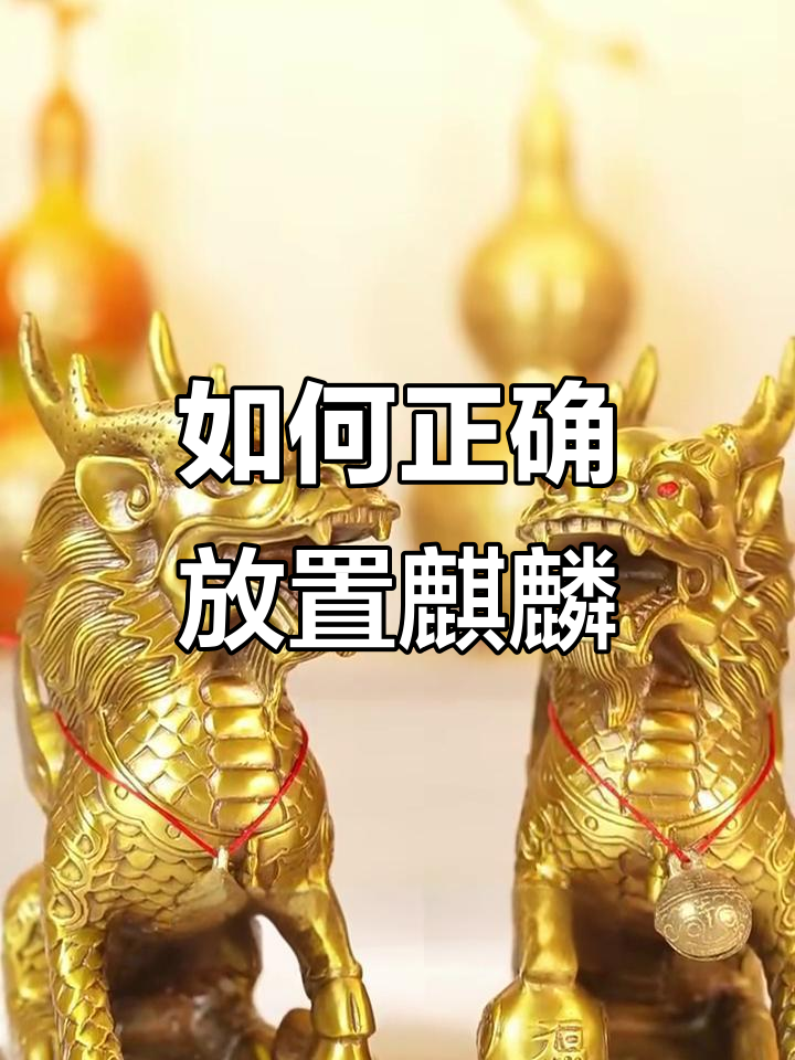 麒麟摆放的最佳位置,带来好运与祥瑞