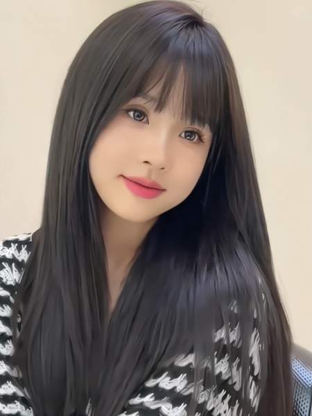 女生染黑不妨染个黑茶色女生发色设计黑茶色是很低调的一个发色