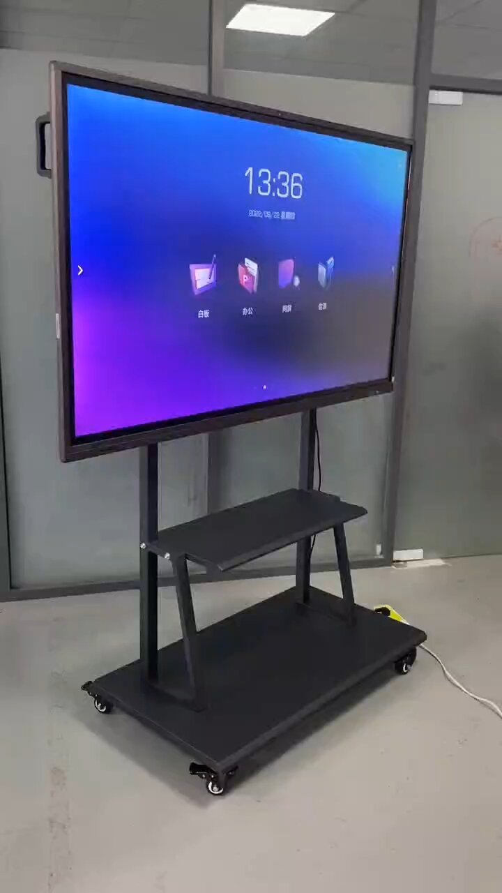 液晶电视机一体机移动支架 触摸屏落地支架