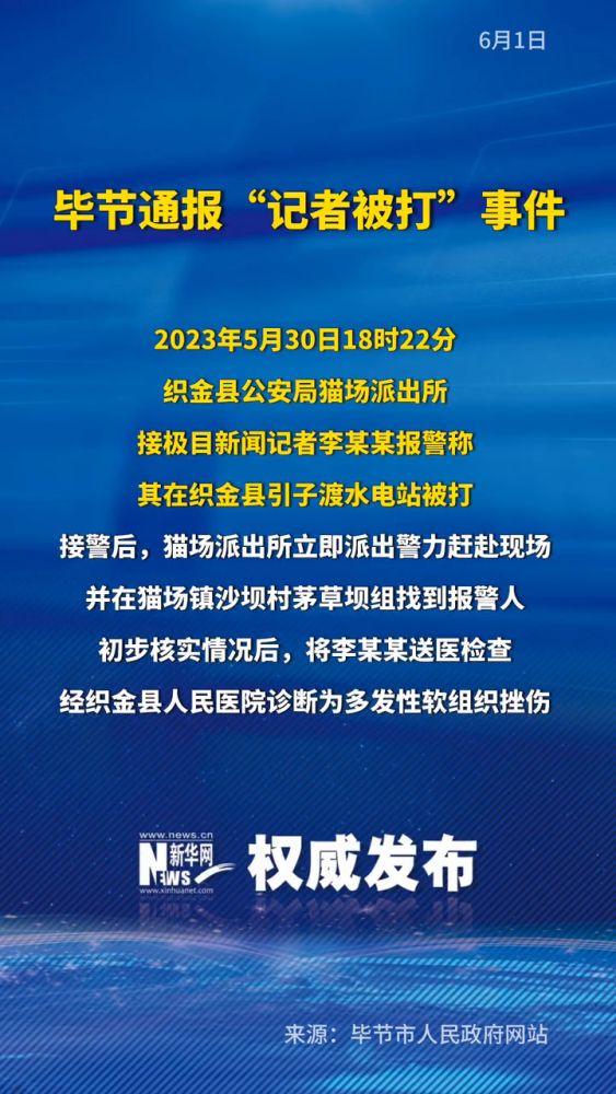 毕节通报“记者被打”事件