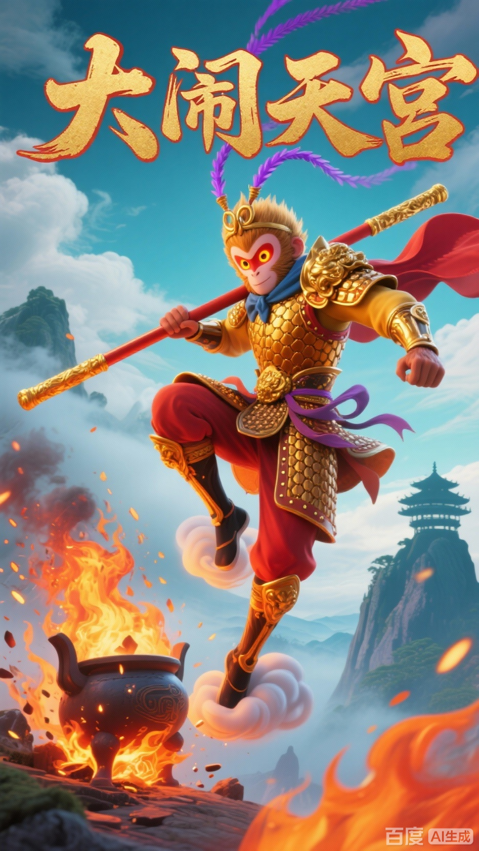 大闹天宫,吾乃花果山水帘洞齐天大圣