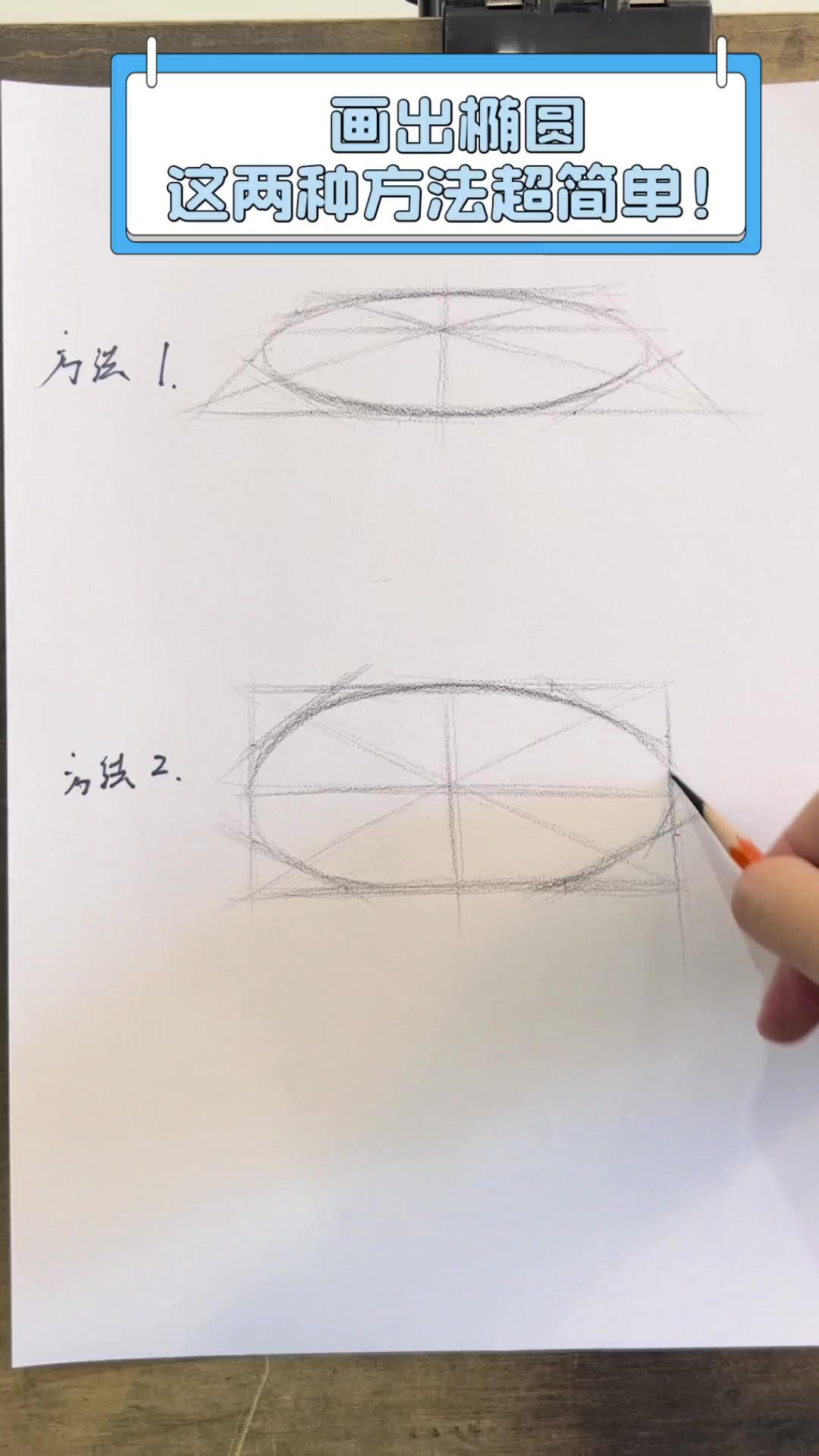 画出椭圆,这两种方法超简单!