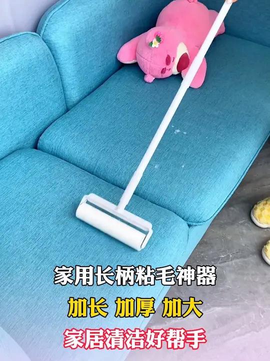 家里有养宠物和爱掉头发的,推荐这个长柄粘毛器!