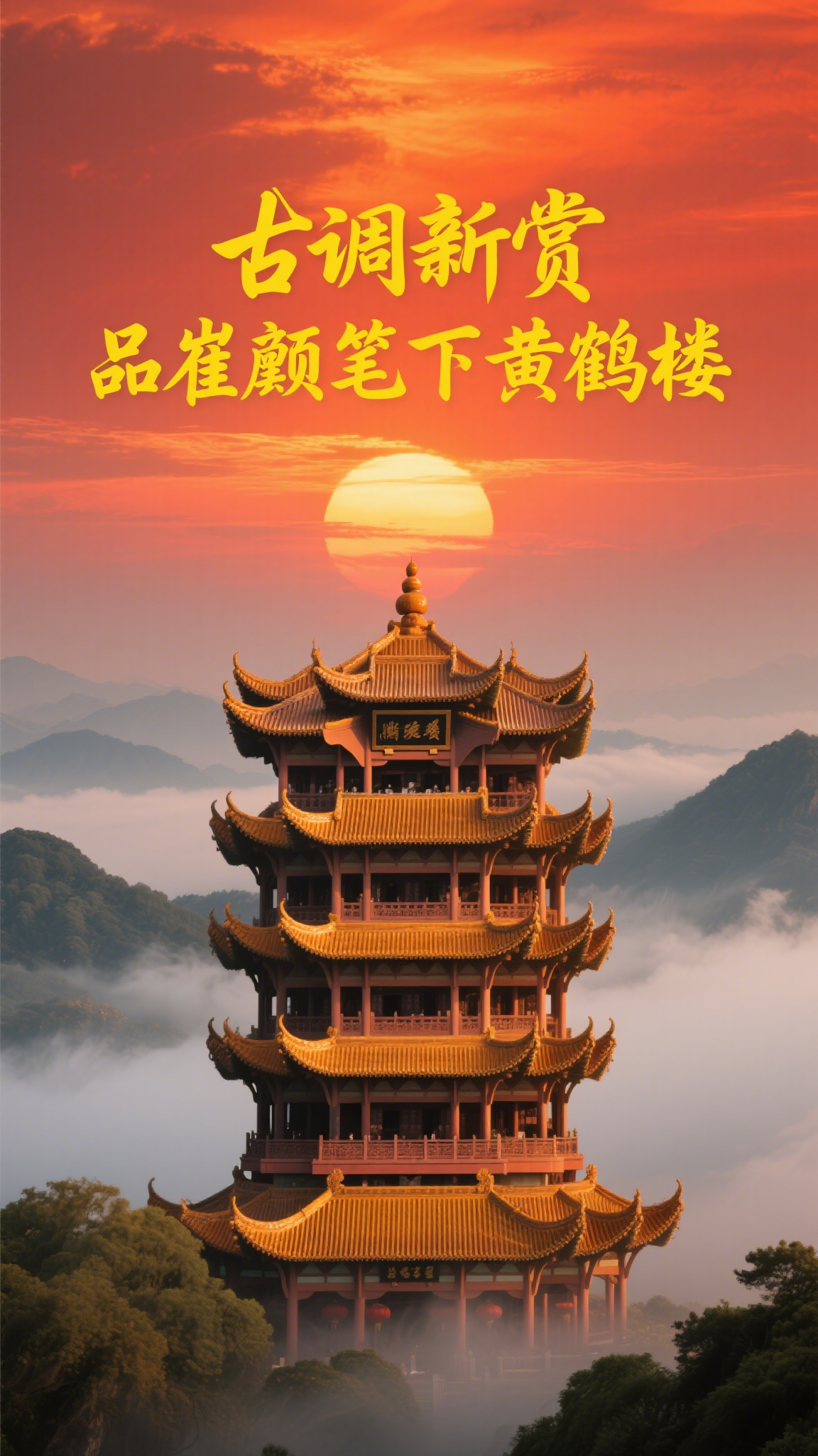 古调新赏品崔颢笔下黄鹤楼