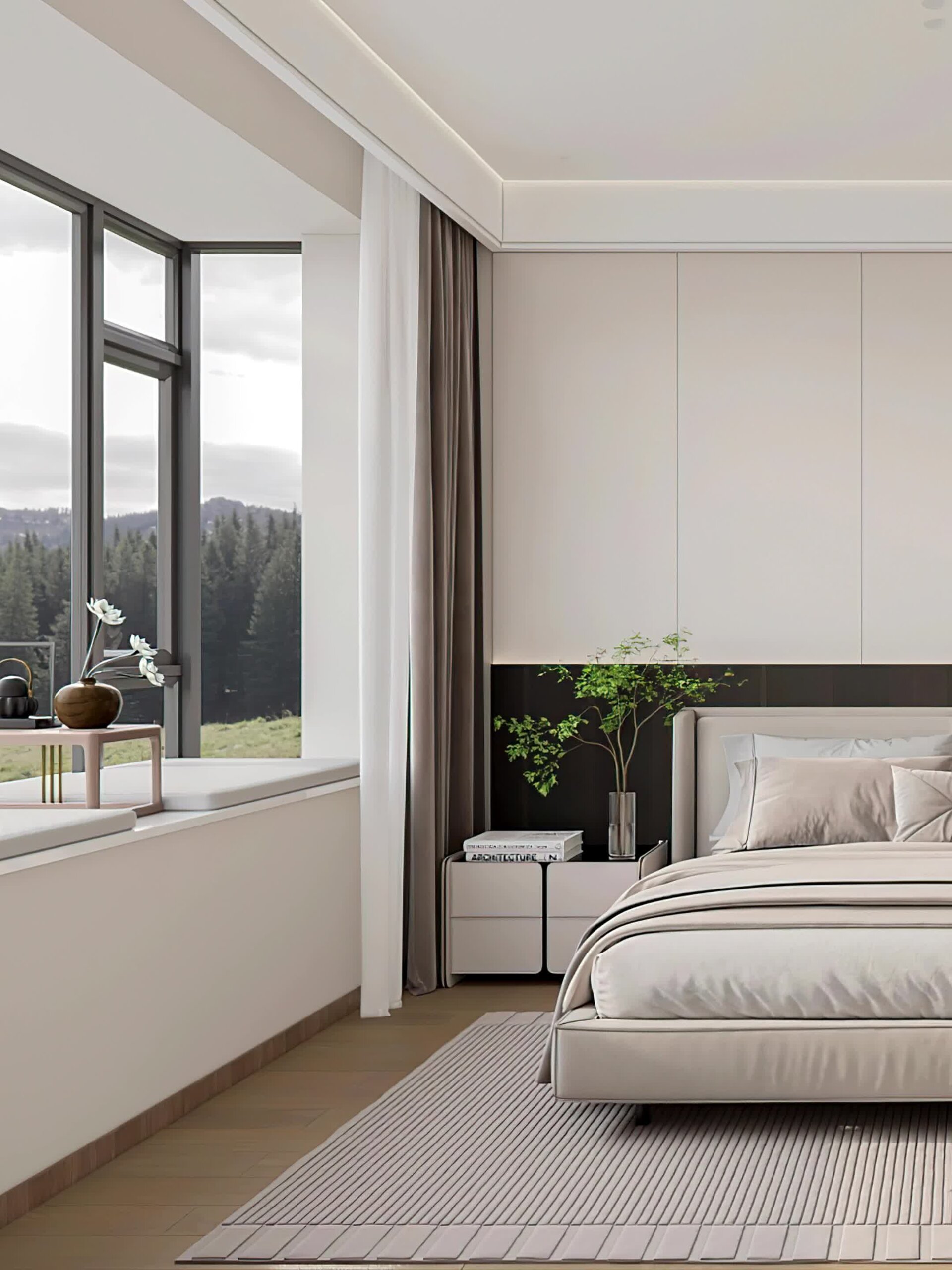 卧室双眼皮吊顶